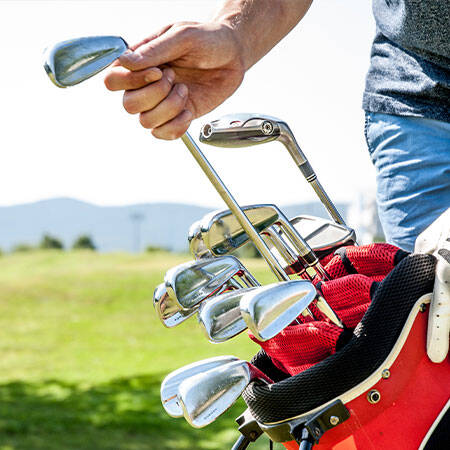 Golf à proximité du Camping Medrose à Saint-Thomé Tohapi